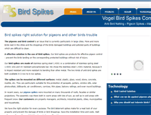 Tablet Screenshot of bird-spikes.net